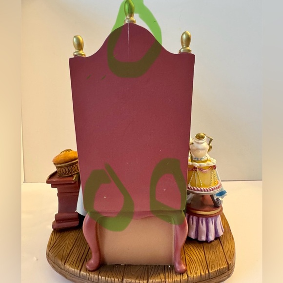 Disney’s Beauty & the Beast “Be Our Guest” Musical Snowglobe Rare Vintage - Picture 8 of 9